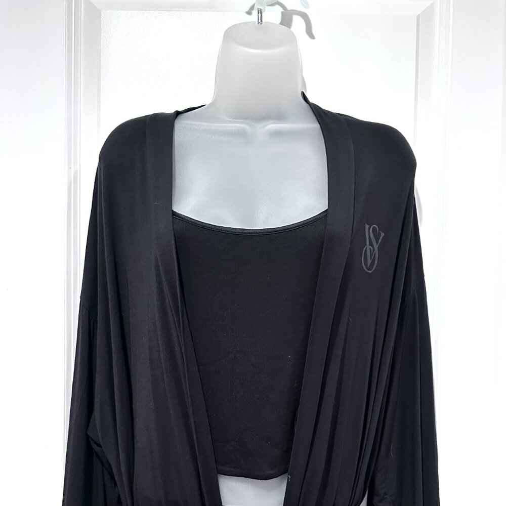 New Victoria's Secret 3-Piece Black Lounge Set, Size M/L (NWT) - Picture 5 of 14